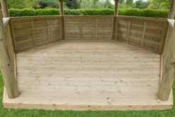 Forest Garden Hexagonal Thatched Roof Gazebo & Cream Lining -EcoScape Shop t.tlx 1L1kFME.91kVBkKUT1.1s0W1D. 47365.1680669174