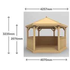 Forest Garden Hexagonal Cedar Roof Gazebo -EcoScape Shop t.tlx 3P34Qpe.834lR4vdZ3.3IdU3X. 58390.1680669293