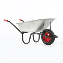 County Galvanised Pneumatic Wheelbarrow 120 Litres