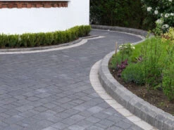 Front Page 22 Drivesett Argent Concrete Block Paving Graphite Mixed Pack Size (10.75m2)