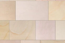 Sawn Versuro Natural Stone Paving Golden Sand 1260 X 760 X 22mm (14 Pack)