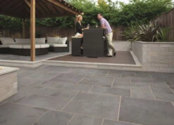 Casarta Slate Paving Slab Silver Grey 810 X 810 X 20mm (25 Pack)