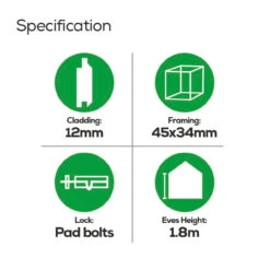 Albany Sheds Norfolk Double Door Shed Treated 2400 X 1800mm -EcoScape Shop t.tlx fGfBK68.LfBGoaCDuf.fN3CfE. 94133.1701483707