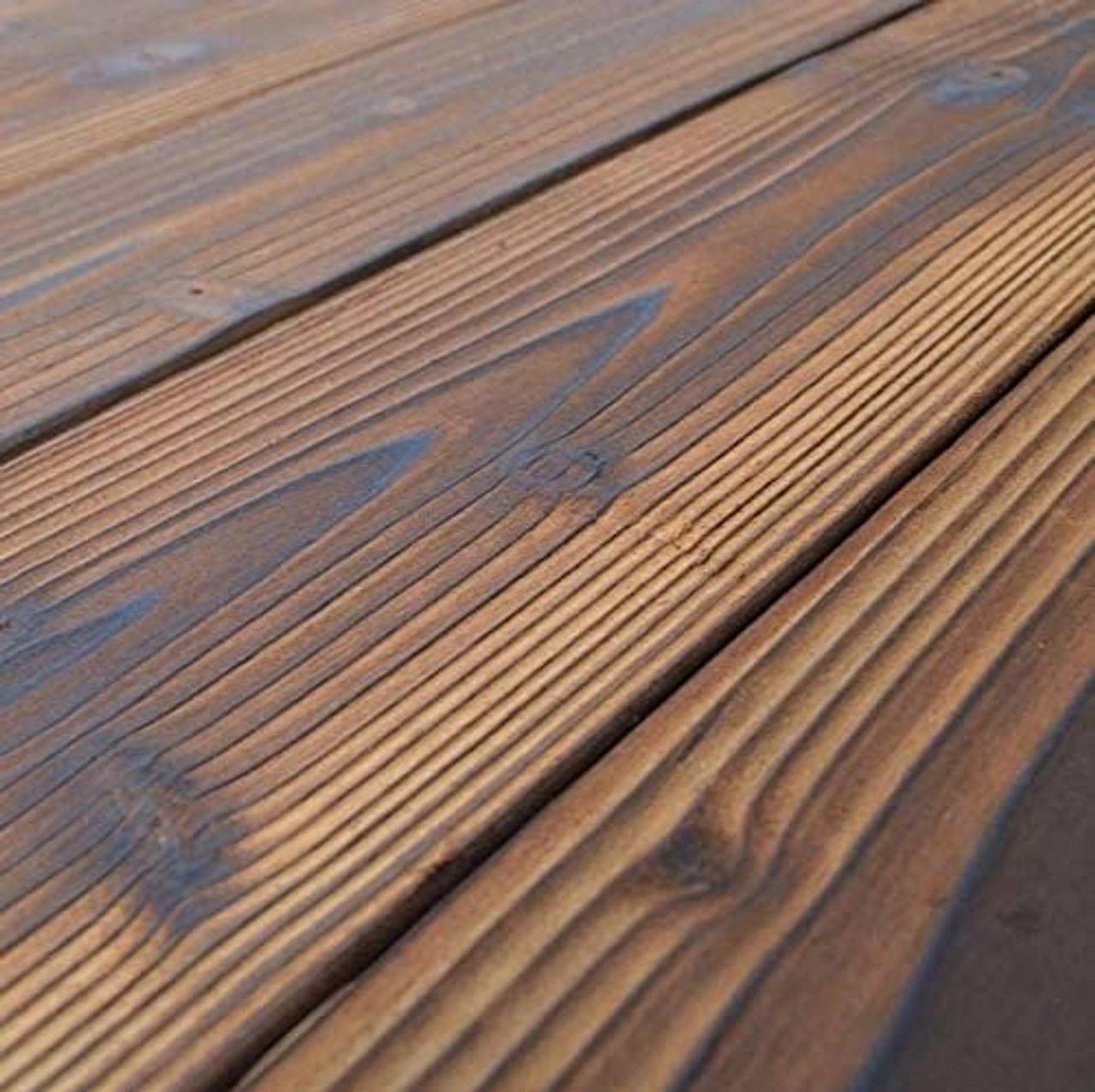 Brown Charred Brushwood UC3u Treated Garden Sleeper 125 X 250 X 2400mm 3 Brown Charred Brushwood UC3u Treated Garden Sleeper 125 X 250 X 2400mm - Image 3